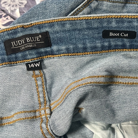 Judy Blue Bootcut Medium Wash Denim Jean 14W - Picture 6 of 7